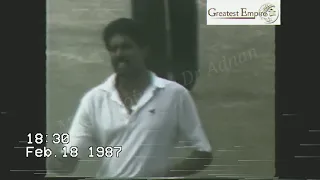 Pakistan vs India, 2nd ODI, 1987 Series, Salim Malik at his Best, Eden Gardens, Calcutta. Part 2