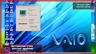 RetroescentTech Virtual Machine Series Season 5 EP18 Sony Vaio PCG-FX-150 - Windows ME