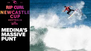 Gabriel Medina vs Morgan Cibilic Newcastle Cup Semis Heat Replay | Medina Lofts A Ridiculous Punt