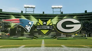 Madden 23 - New England Patriots @ Green Bay Packers - Week 4