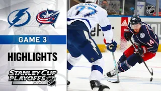 NHL Highlights | First Round, Gm3: Lightning @ Blue Jackets - Aug. 15, 2020