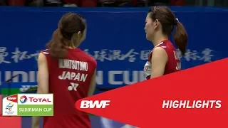 TOTAL BWF SUDIRMAN CUP 2019 | WD | JAPAN VS THAILAND | BWF 2019