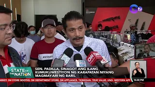 Sen. Padilla, giniit na may karapatan siyang magmay-ari ng baril matapos bigyan ng... | SONA