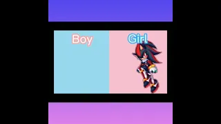 cambio de género de Sonic y sus amigos 💗💜 🖤💜👍
