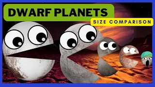 Dwarf planets of our Solar system | size comparison | space for kids | planets for kids |SafireDream