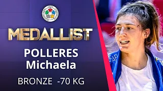 POLLERES Michaela Bronze medal Judo World Judo Championships Seniors Hungary 2021