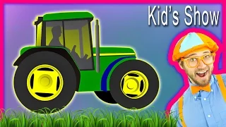 Farm Vehicles and Tractors Kids’ Show – Children’s Song and How to Draw a Tractor