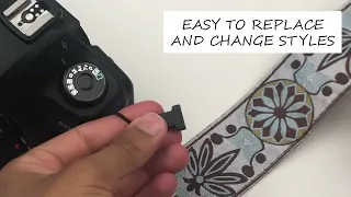 Steps on how to attach your camera straps.