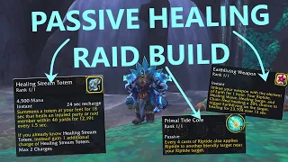 RESTO SHAMAN Passive Healing Build for RAID!!