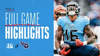 Tennessee Titans Top Plays vs. Cincinnati Bengals | Game Highlights