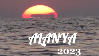 ALANYA ПЛЯЖ КЛЕОПАТРЫ ОКТЯБРЬСКИЙ ЗАКАТ ПРЕКРАСНОЕ ЛАСКОВОЕ МОРЕ ТУРЦИЯ 2023 БАРХАТНЫЙ СЕЗОН