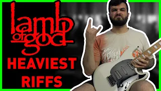 LAMB OF GOD Heaviest Guitar Riffs