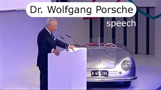 Dr  Wolfgang Porsche speech