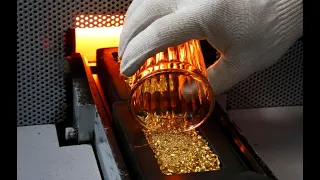 Процесс изготовления золотых монет и слитков удивительная технология плавки чистого золота