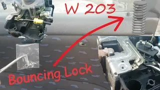 Mercedes w203 - Door Lock Actuator - Removal and Spring Bounce Repair