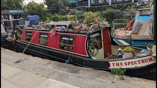 Staying On A Canal Narrowboat In Central London