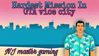 Top 10 Hardest Mission GTA Vice City | #shorts