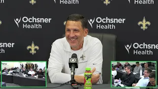 Dennis Allen talks moving up to select Kool-Aid McKinstry at 41 and gives an update on Lattimore