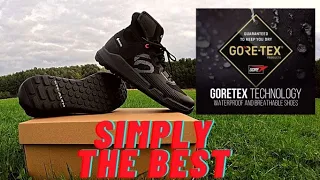 FIVE TEN TRAIL CROSS GTX  - Best waterproof mtb flat shoes. Best mtb flat shoes ever!!