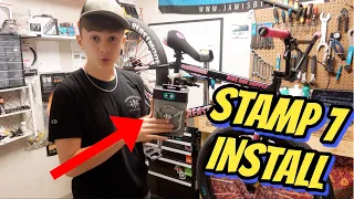 INSTALLING CRANK BROTHERS STAMP 7 PEDALS ON MY WHEELIE BIKE! (BEST PEDALS!)