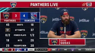 POSTGAME REACTION: Florida Panthers at New York Rangers 11/08/21