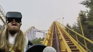 I FEEL SICK | Ryan Reacts to Extreme 360° RollerCoaster at Seoul Grand Park ((Vr video))