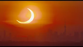 Eclipse Toronto : Time-lapse (June 10, 2021)