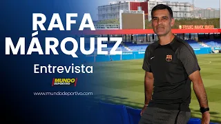 Rafa Márquez, entrenador del Barça Atlètic:  "Suerte de tener una Masia con tanto talento"