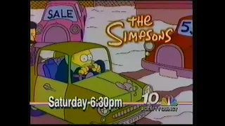 The Simpsons NBC Promo "Mr. Plow" [March 1993]