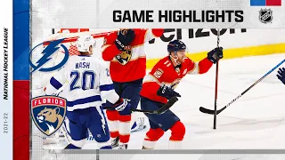 Lightning @ Panthers 12/30/21 | NHL Highlights