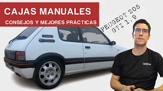 Consejos y prácticas en el uso de CAJAS MANUALES | #gebox | peugeot 205 GTI 1.9 - 5 velocidades