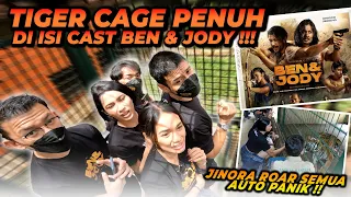 SEMUA CAST BEN & JODY DIUJI MENTAL MASUK TIGER CAGE DAN PEGANG PAW ESHAN! SIAPA YANG PALING BERANI ?