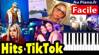 Compilations des Hits TikTok 2020 - Piano Cover Tutorial FACILE (AuPiano.fr)