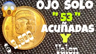 👉 20 Centavos 1983 Cultura Maya Solo "53" Acuñadas y Valen $$3,500 Pesos 🤑💸👈.