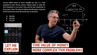 Time Value of Money (TVM) - solving more complex TVM problems (for the @CFA Level 1 exam)