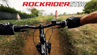 199€ ROCKRIDER ST50 TEST E RECENSIONE DELLA PIU' ECONOMICA MTB DI DECATHLON