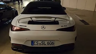 Mercedes SL63 AMG Moonlight White Magno AMG Manufaktur [4k 60p]