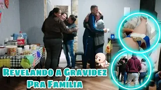 REVELANDO A GRAVIDEZ PRA FAMILIA / MUITA EMOÇÃO 😭❤