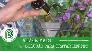 Aprenda a fazer uma solução para tratar a herpes