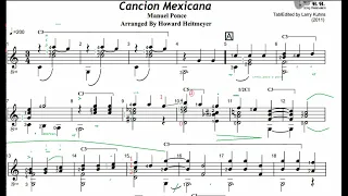 Cancion Mexicana_Traditional Mexican folksong, Arr. M. Ponce/H.Heitmeyer.