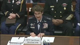 Gen. Van Ovost delivers command posture statement to House Armed Services Committee Subcommittees
