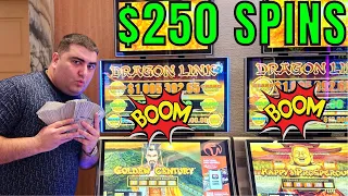 $250 Spins Awarded JACKPOT BONUSES On Million Dollar Dragon Link