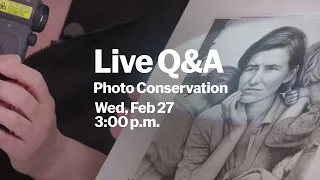 LIVE Q&A with MoMA Photo Conservator and Curator (Feb 27)