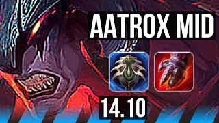 AATROX vs CORKI (MID) | 8/0/3, Legendary, 700+ games | KR Master | 14.10