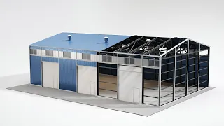 Hangar 3D model