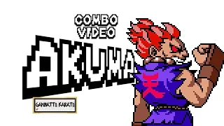 GANBATTE KARATE: Akuma Combo Video