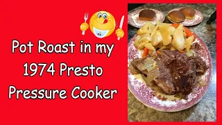 Pot Roast in my 1974 Presto Pressure Cooker