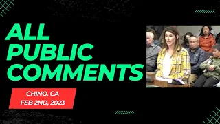 All Public Comments - CVUSD Board Meeting (02-02-2023)