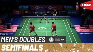 YONEX All England Open 2023 | Alfian/Ardianto (INA) [1] vs. He/Zhou (CHN) | SF