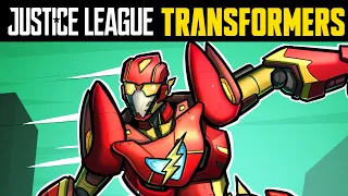 What if The JUSTICE LEAGUE were TRANSFORMERS? Part 2 (Story & Speedpaint)